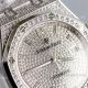 Best 41mm Silver Audemars Piguet Royal Oak Iced Out Replica Watches AP 15400 (3)_th.jpg